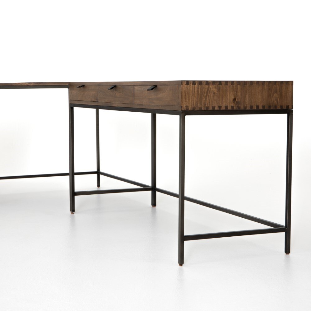 Four Hands - Trey Desk System With Filing Credenza - UFUL-039 veiw 2