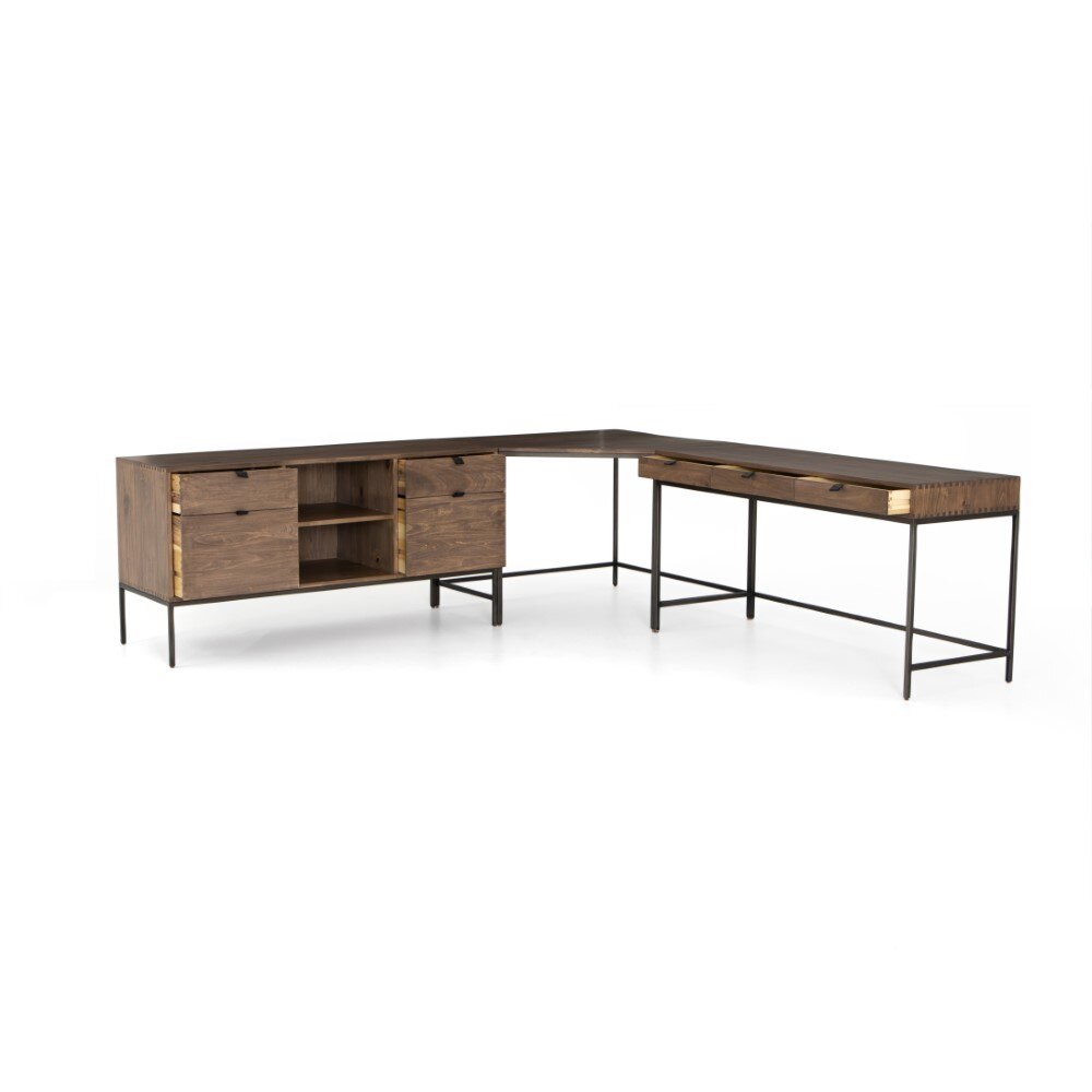 Four Hands - Trey Desk System With Filing Credenza - UFUL-039 veiw 10