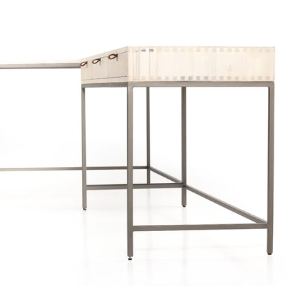 Four Hands - Fulton - Trey Filing Cabinet Desk System - Dove Poplar - 107322-003 veiw 10
