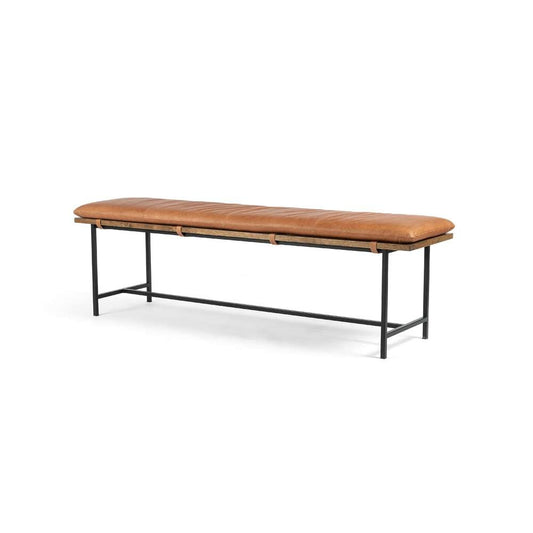 Four Hands - Gabine Accent Bench - Brandy - 108422-001 veiw 1