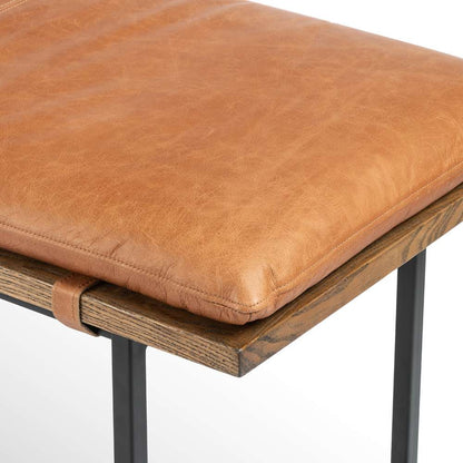 Four Hands - Gabine Accent Bench - Brandy - 108422-001 veiw 2