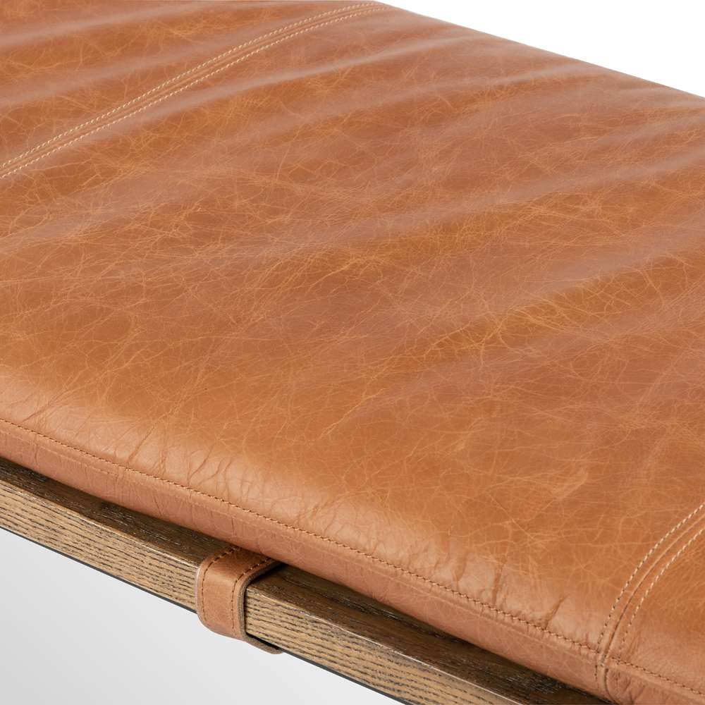 Four Hands - Gabine Accent Bench - Brandy - 108422-001 veiw 4
