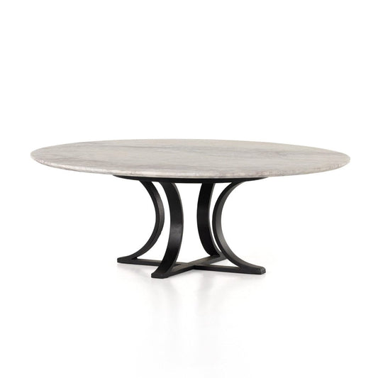 Four Hands - Gage Coffee Table - Polished White Marble - 224930-005 view 2
