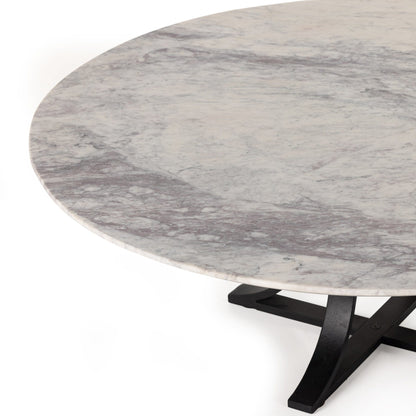 Four Hands - Gage Coffee Table - Polished White Marble - 224930-005 view 6