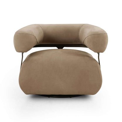 Four Hands - Gareth Swivel Chair - Nubuck Silver - 228252-006 veiw 2