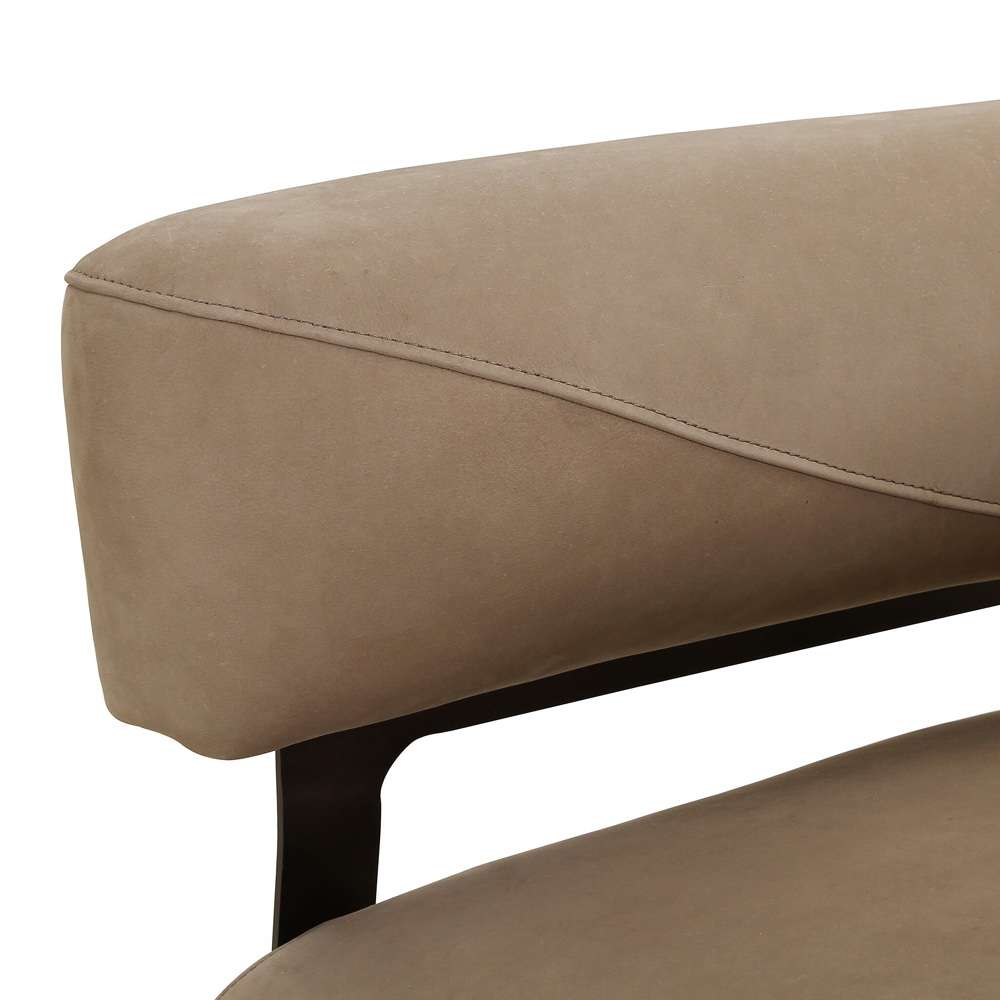 Four Hands - Gareth Swivel Chair - Nubuck Silver - 228252-006 veiw 9