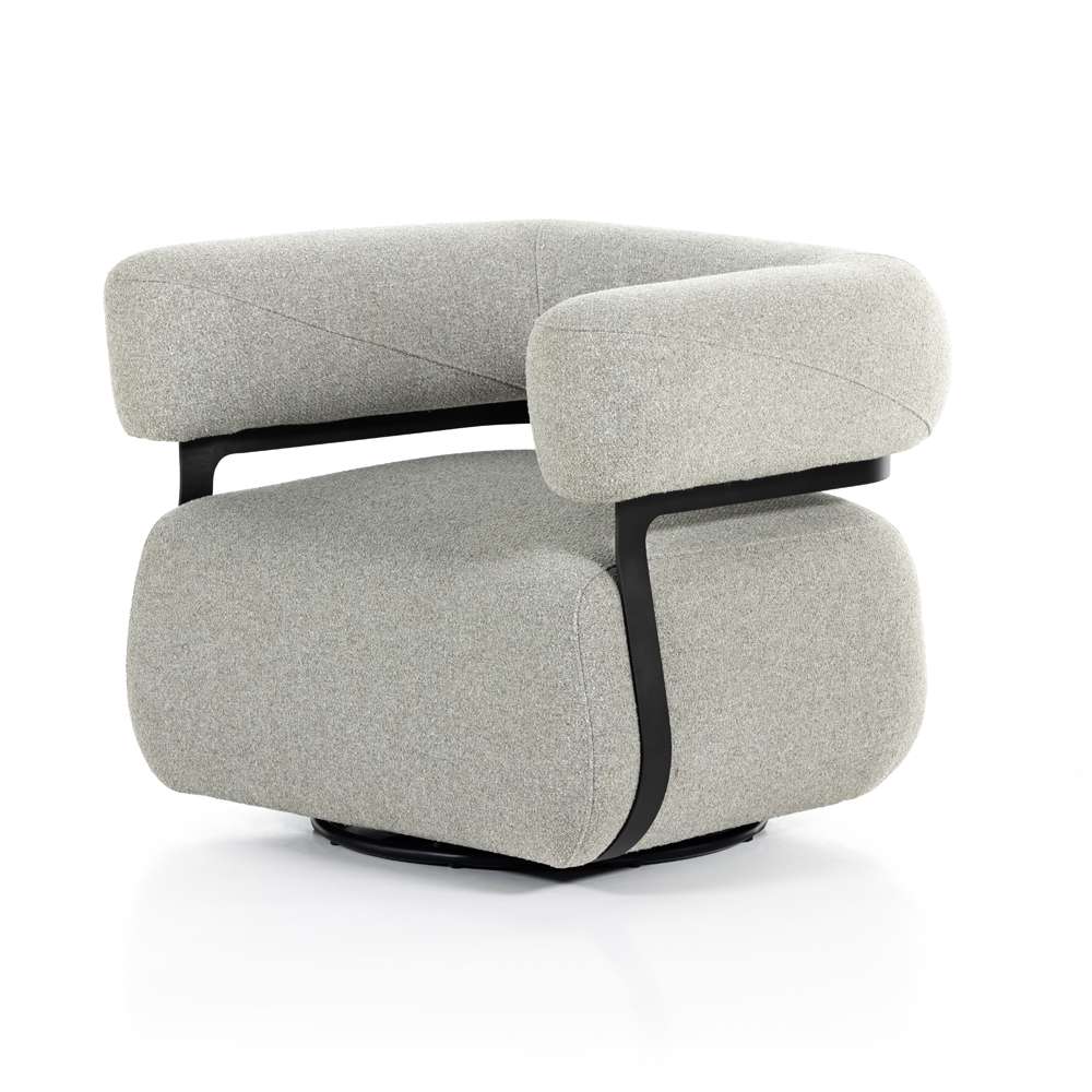 Four Hands - Gareth Swivel Chair - Torrance Silver - 228252-002 veiw 1