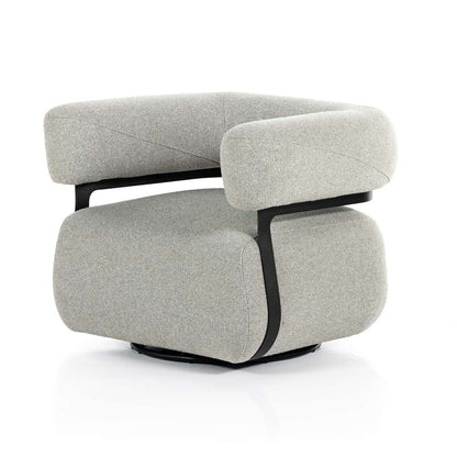 Four Hands - Gareth Swivel Chair - Torrance Silver - 228252-002 veiw 1