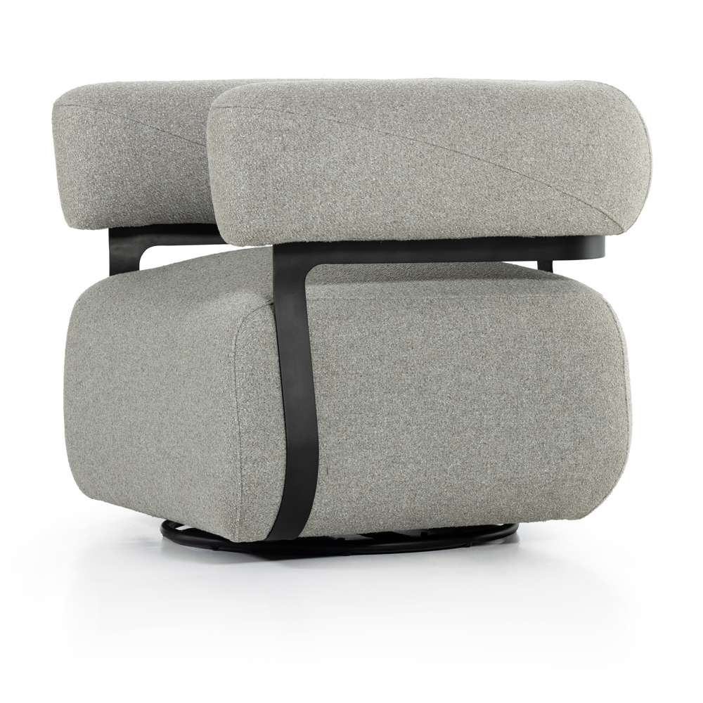 Four Hands - Gareth Swivel Chair - Torrance Silver - 228252-002 veiw 3
