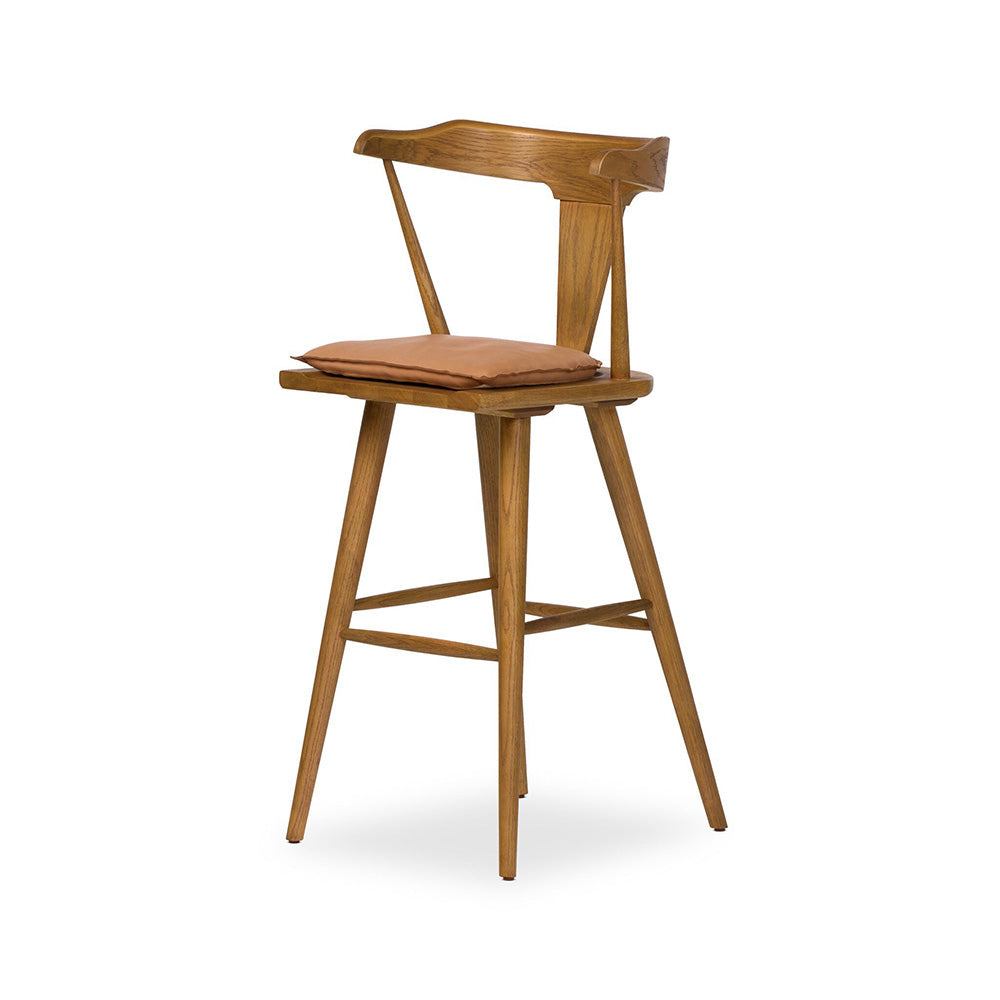 Four Hands - Garth - Ripley Bar + Counter Stool - Whiskey Saddle - 228281-017_CLOSEOUT view 1