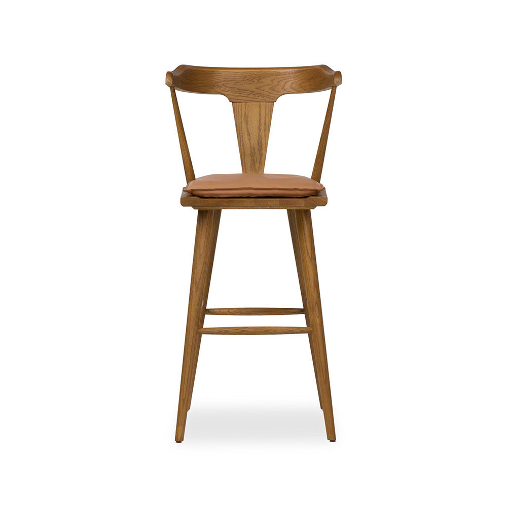 Four Hands - Garth - Ripley Bar + Counter Stool - Whiskey Saddle - 228281-017_CLOSEOUT view 2