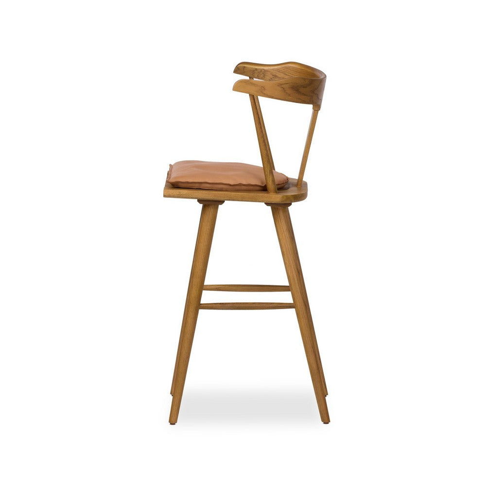 Four Hands - Garth - Ripley Bar + Counter Stool - Whiskey Saddle - 228281-017_CLOSEOUT view 3