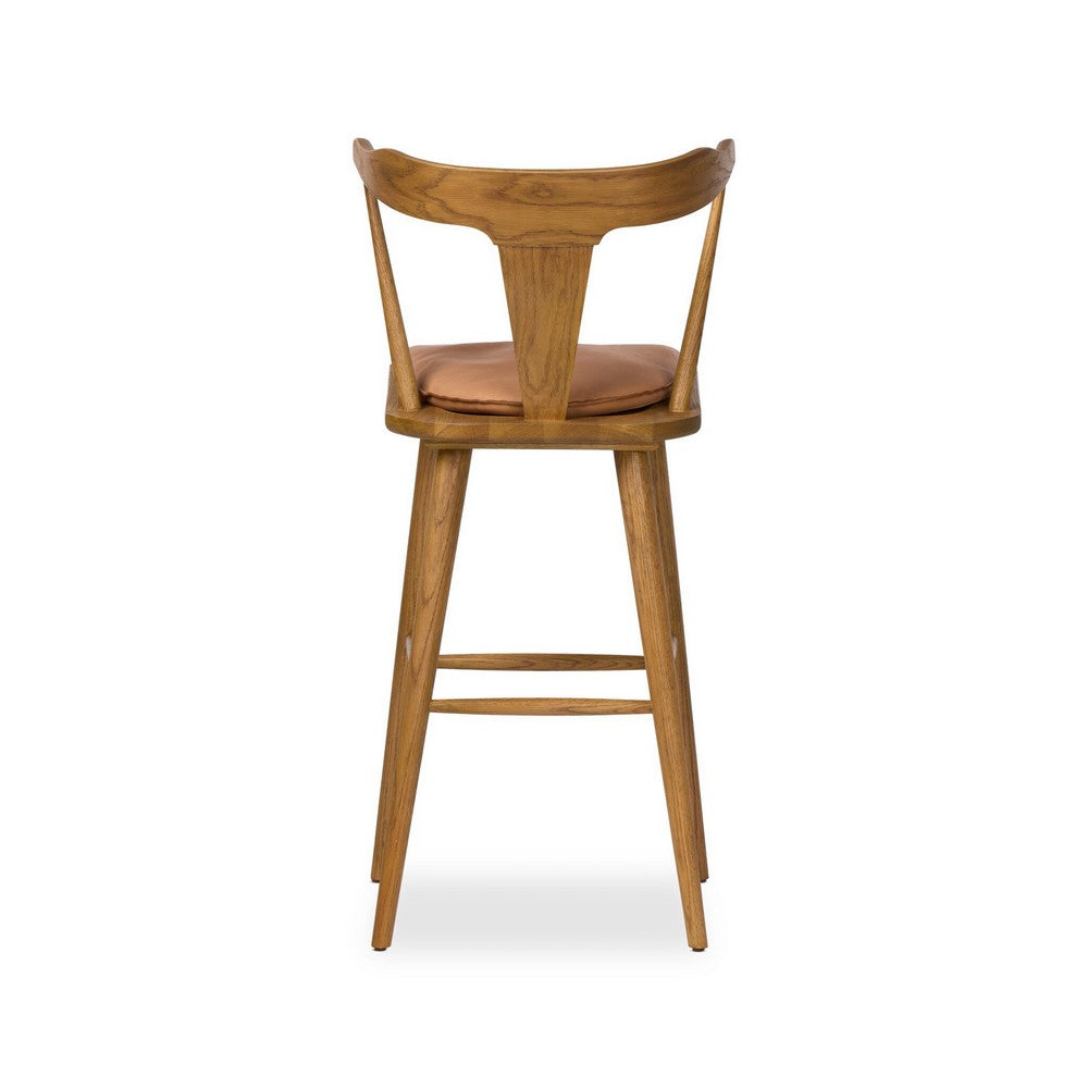 Four Hands - Garth - Ripley Bar + Counter Stool - Whiskey Saddle - 228281-017_CLOSEOUT view 4