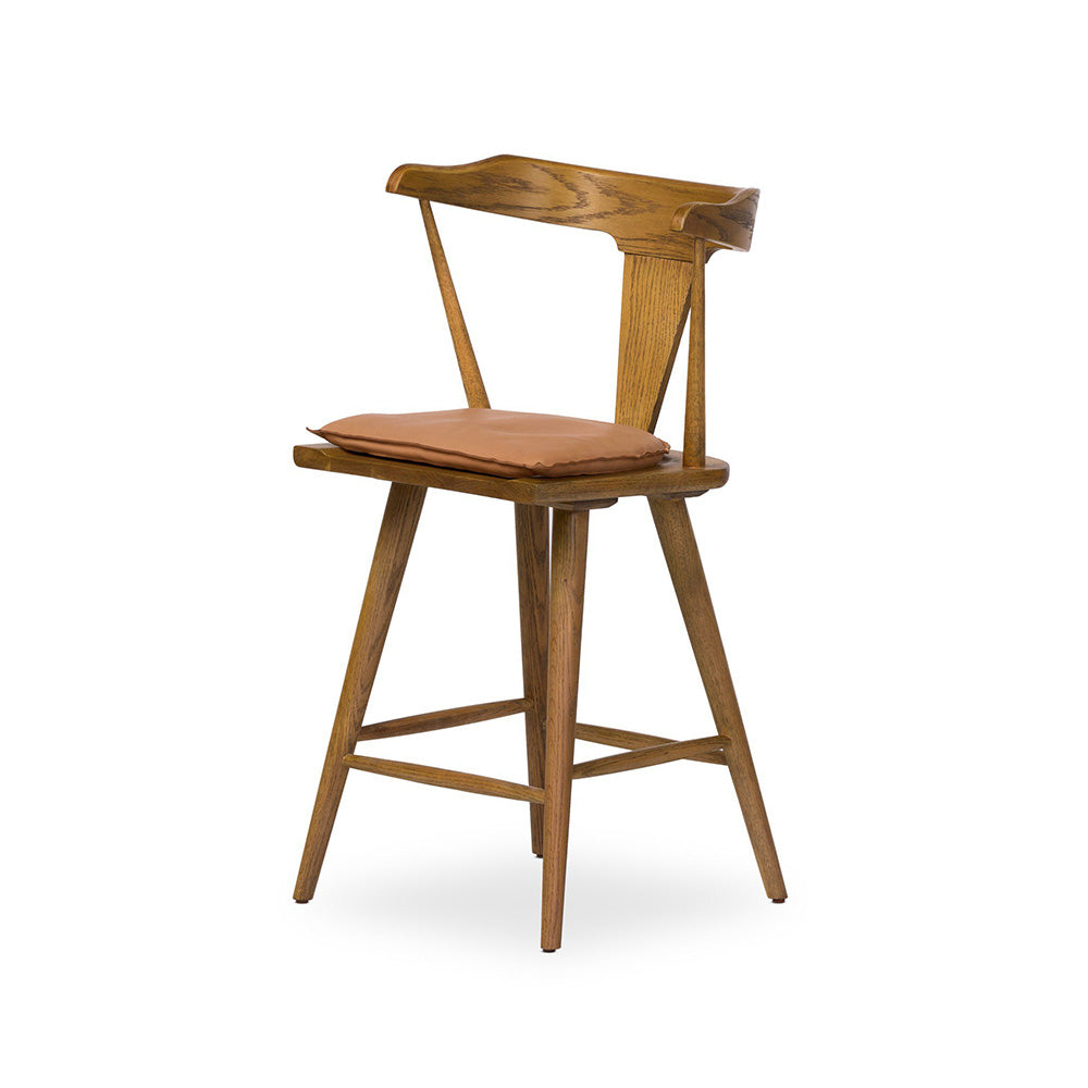 Four Hands - Garth - Ripley Bar + Counter Stool - Whiskey Saddle - 228281-018_CLOSEOUT view 1