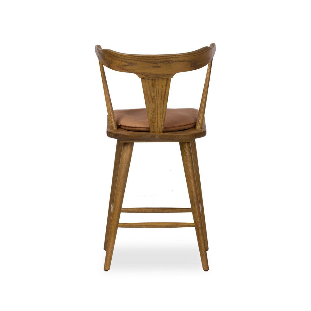 Four Hands - Garth - Ripley Bar + Counter Stool - Whiskey Saddle - 228281-018_CLOSEOUT view 4