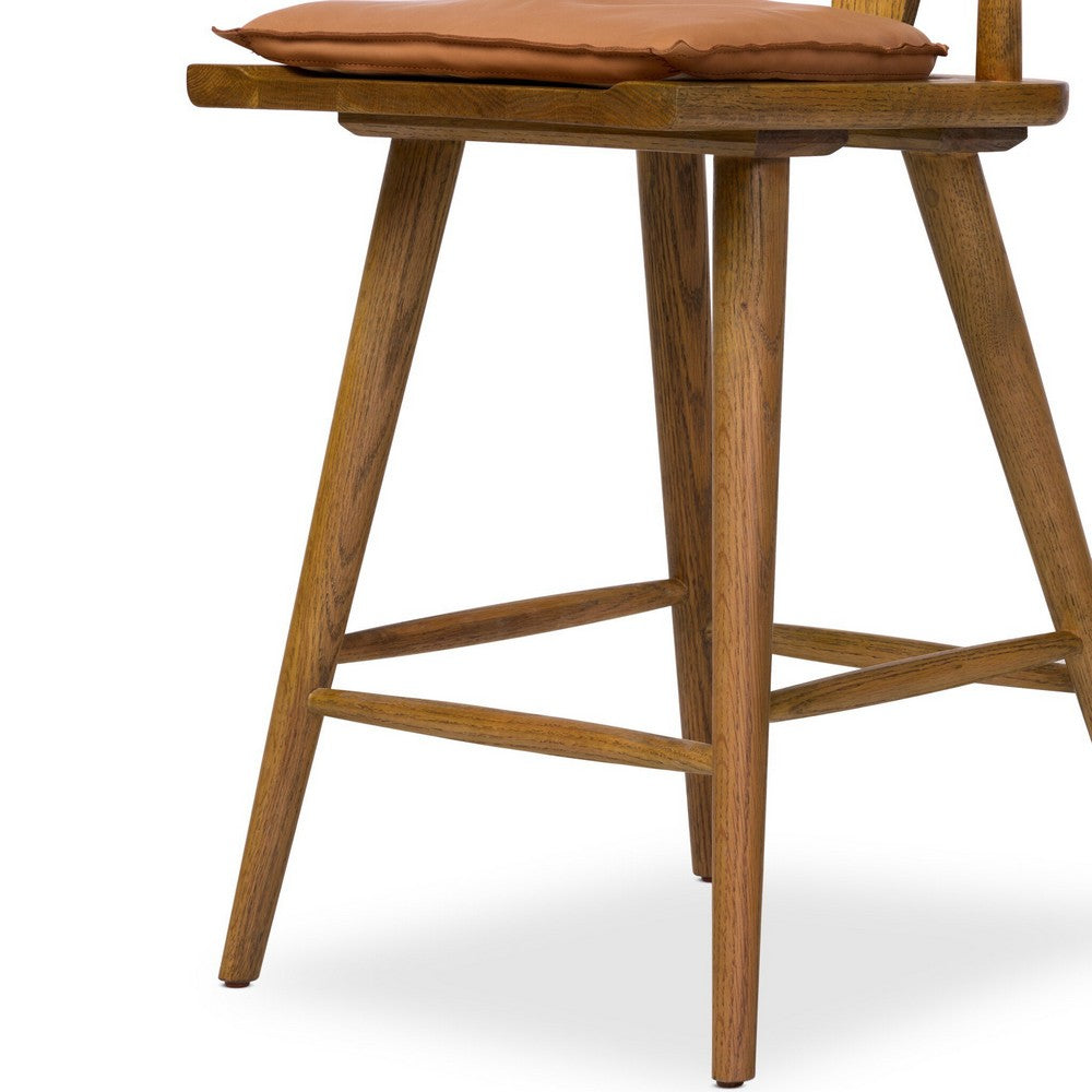 Four Hands - Garth - Ripley Bar + Counter Stool - Whiskey Saddle - 228281-018_CLOSEOUT view 5