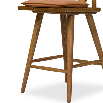Four Hands - Garth - Ripley Bar + Counter Stool - Whiskey Saddle - 228281-018_CLOSEOUT view 5