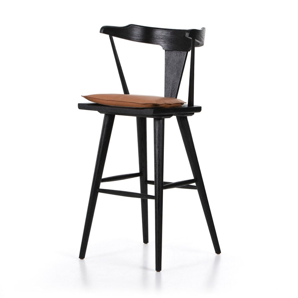 Four Hands - Garth - Ripley Bar Stool - Whiskey Saddle - 228281-013 veiw 1