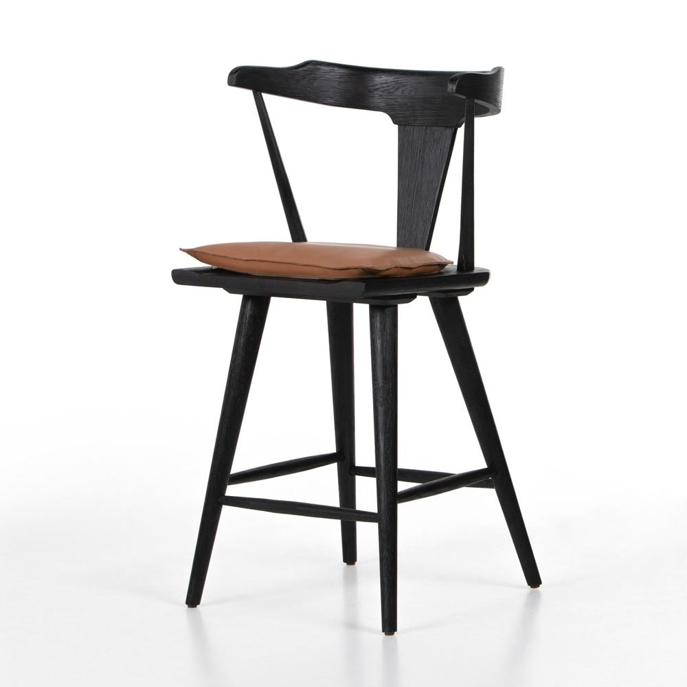 Four Hands - Garth - Ripley Counter Stool - Whiskey Saddle - 228281-014 veiw 1