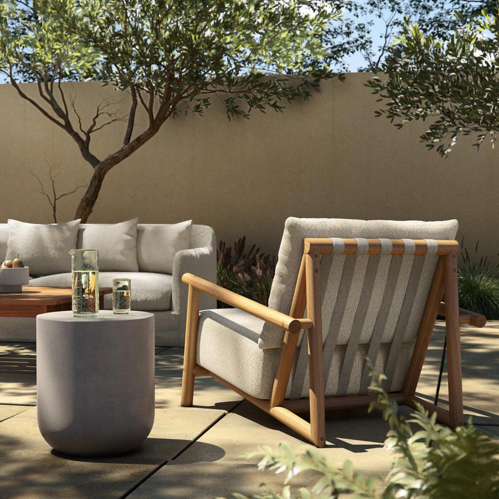 Four Hands - Garwood - Cardiff Outdoor Chair - Faye Sand - 233646-015 veiw 6