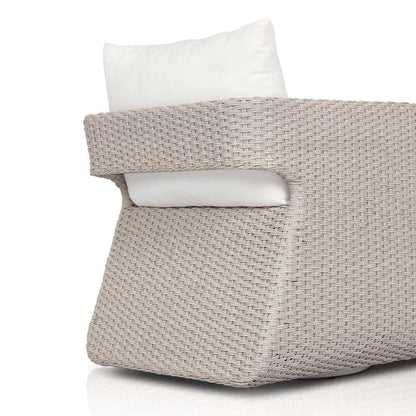 Four Hands - Garwood - Geneva Outdoor Swivel Chair - Arashi Salt - 233645-009 veiw 3