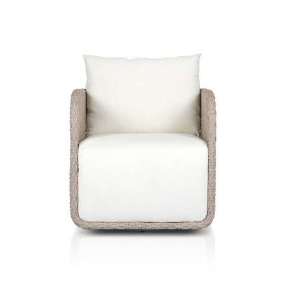 Four Hands - Garwood - Geneva Outdoor Swivel Chair - Arashi Salt - 233645-009 veiw 11