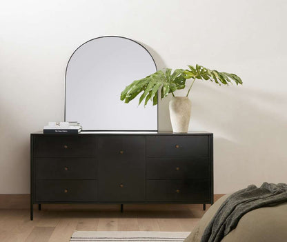 Four Hands - Georgina Wide Mirror - Iron Matte Black - 229092-002 veiw 5