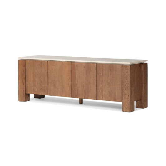 Four Hands - Gibbs Media Console - Tan Oak Veneer - 241025-001 view 2