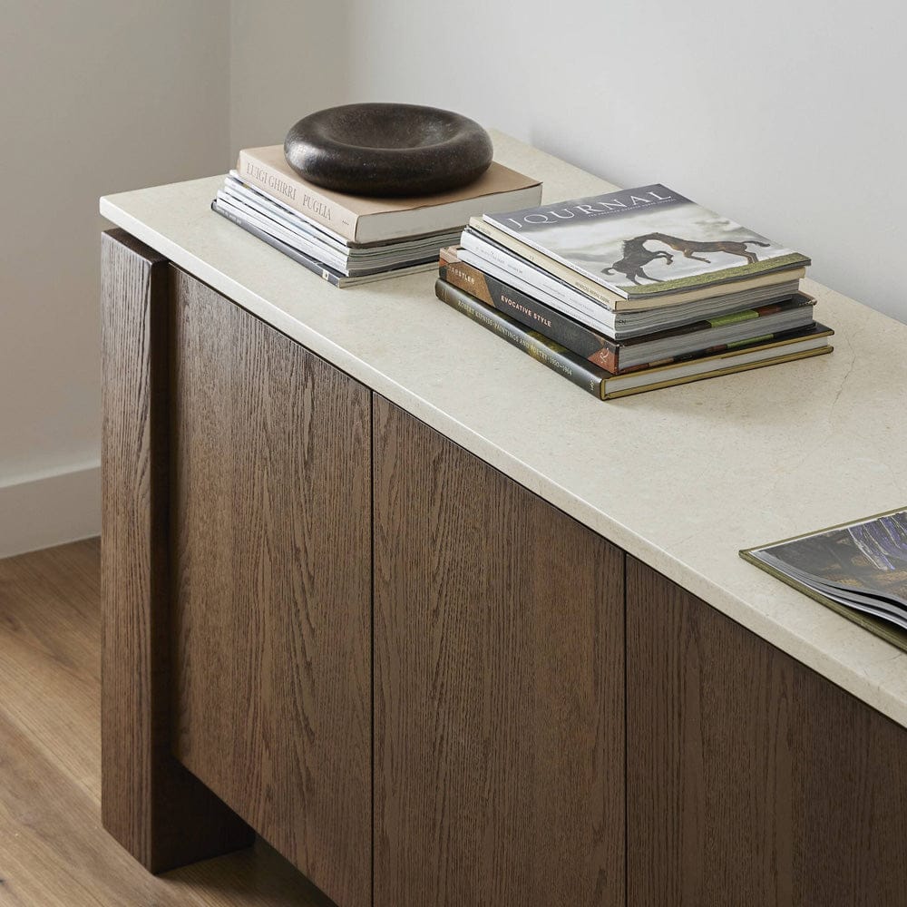Four Hands - Gibbs Media Console - Tan Oak Veneer - 241025-001 view 12