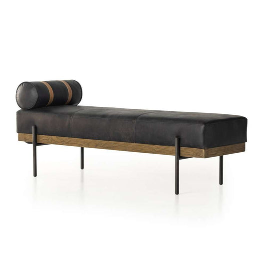 Four Hands - Giorgio Accent Bench - Rialto Ebony - 225740-007 veiw 1