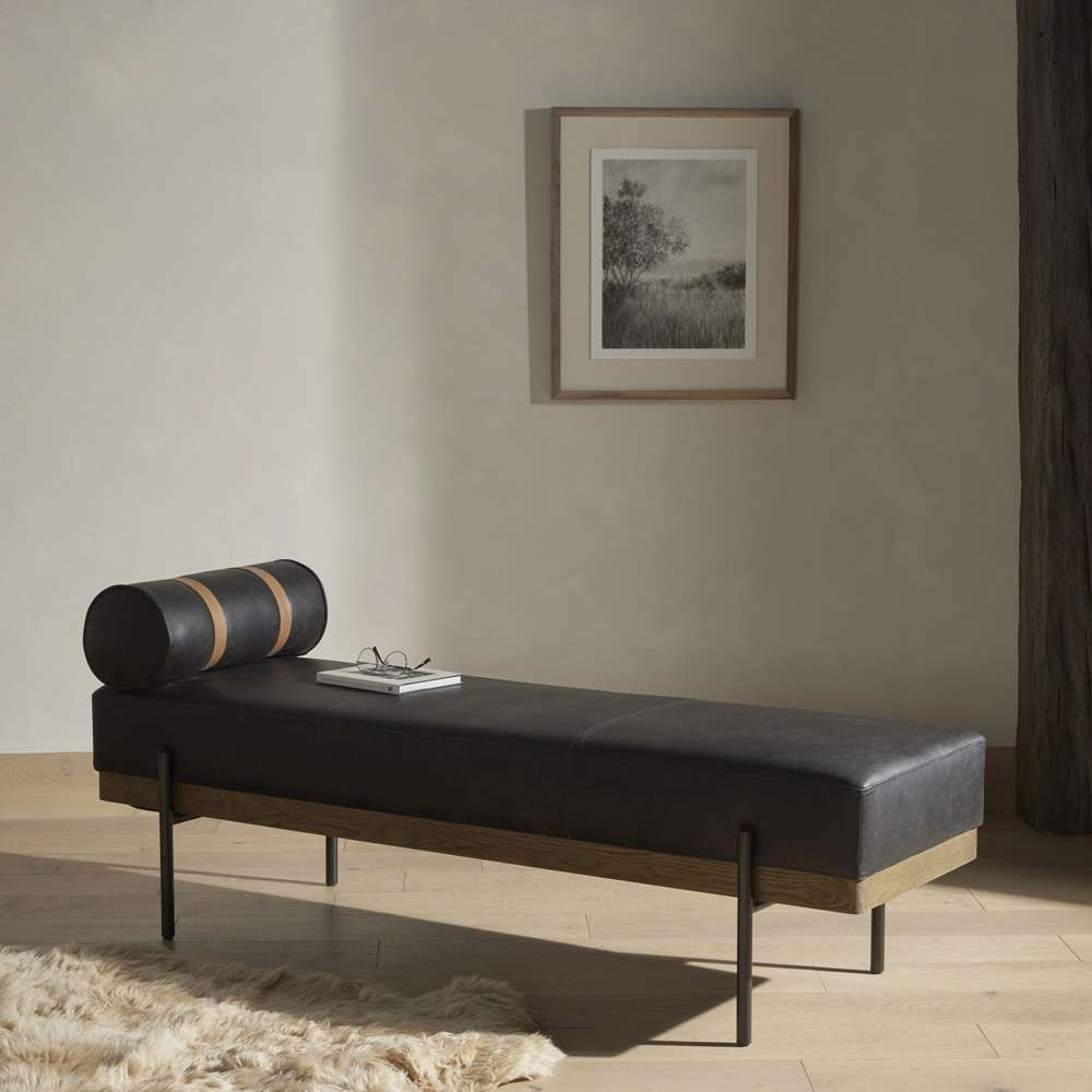 Four Hands - Giorgio Accent Bench - Rialto Ebony - 225740-007 veiw 5