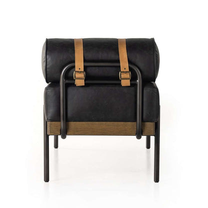 Four Hands - Giorgio Accent Bench - Rialto Ebony - 225740-007 veiw 7