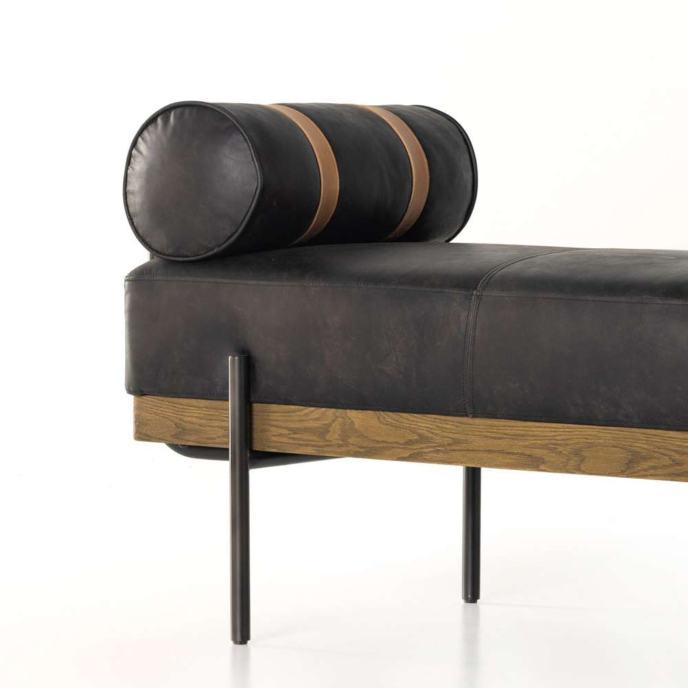 Four Hands - Giorgio Accent Bench - Rialto Ebony - 225740-007 veiw 13