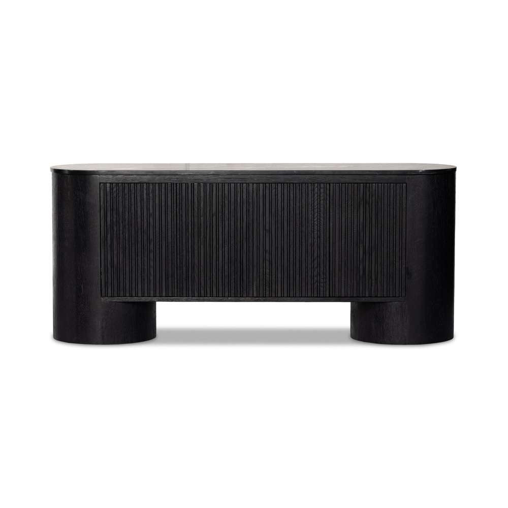 Four Hands - Giovani Media Console - Black Oak Veneer - 233562-001 veiw 2