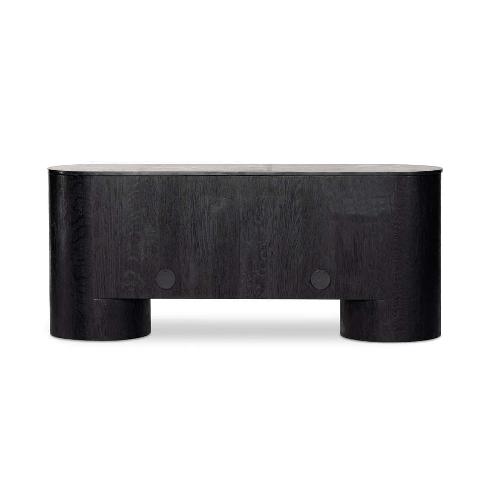 Four Hands - Giovani Media Console - Black Oak Veneer - 233562-001 veiw 3