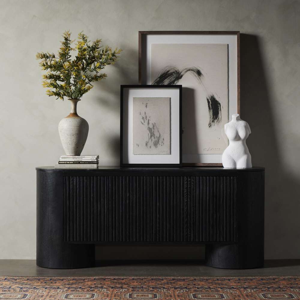 Four Hands - Giovani Media Console - Black Oak Veneer - 233562-001 veiw 5