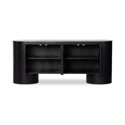 Four Hands - Giovani Media Console - Black Oak Veneer - 233562-001 veiw 6