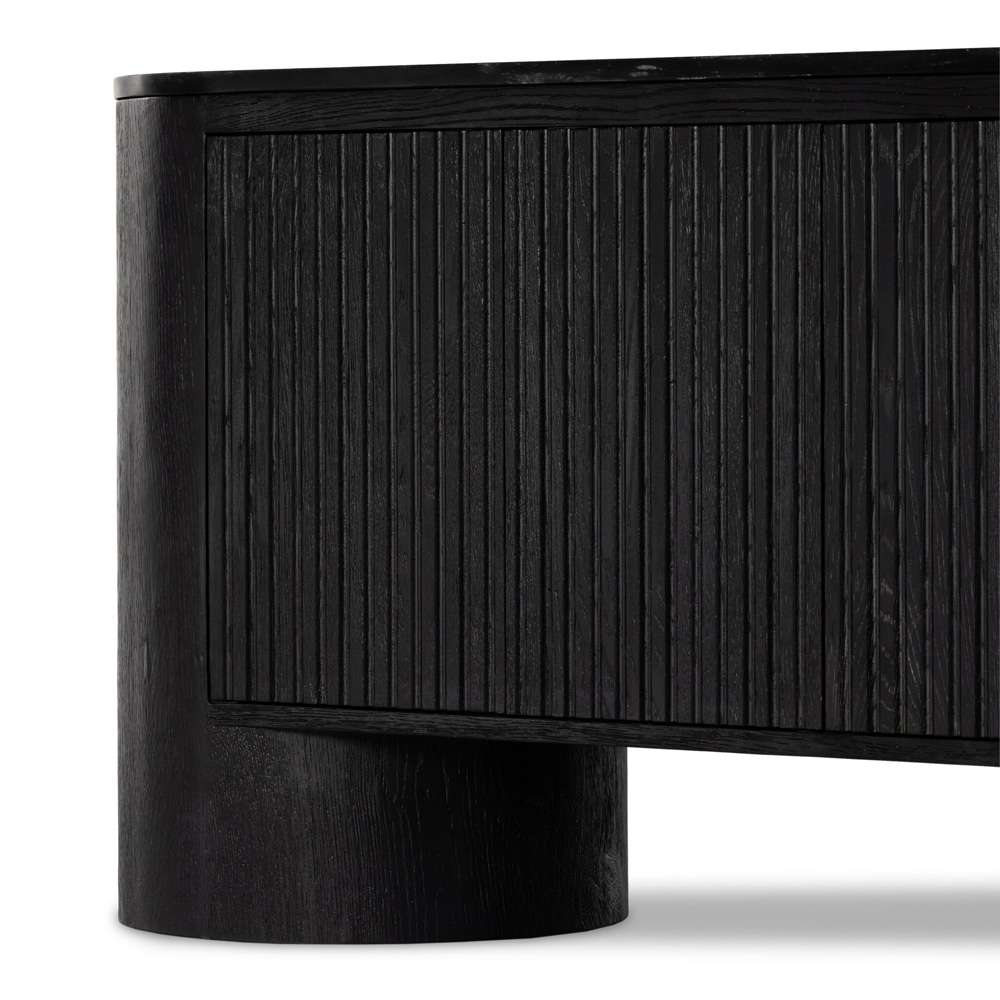 Four Hands - Giovani Media Console - Black Oak Veneer - 233562-001 veiw 12