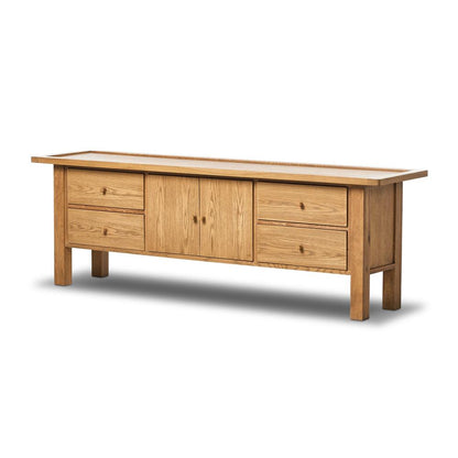 Four Hands - Glenwood - Millbrook Media Console - Natural Light Oak - 236332-003 veiw 1