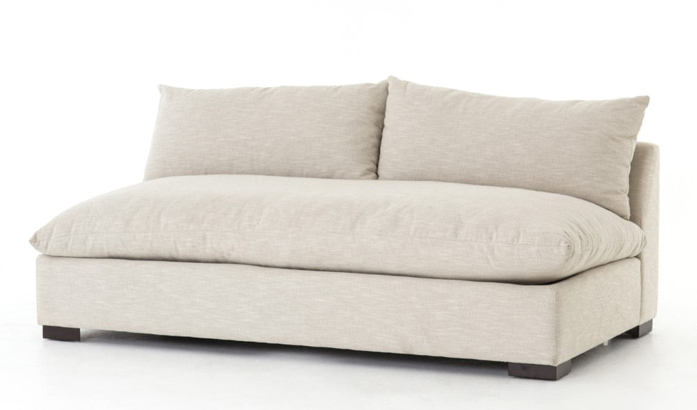 Four Hands - Grant Armless Sofa Piece-Ashby Oatmeal - UATR-010-241P-1 veiw 1