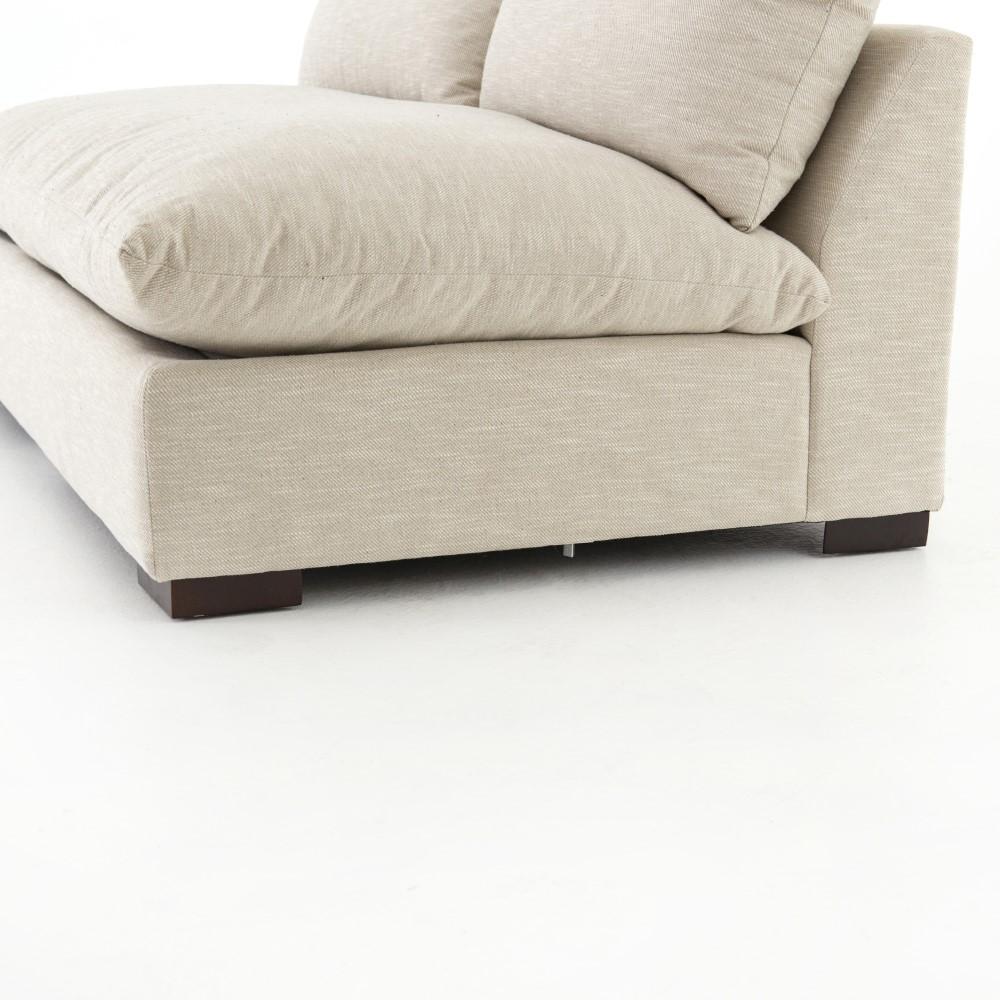 Four Hands - Grant Armless Sofa Piece-Ashby Oatmeal - UATR-010-241P-1 veiw 3