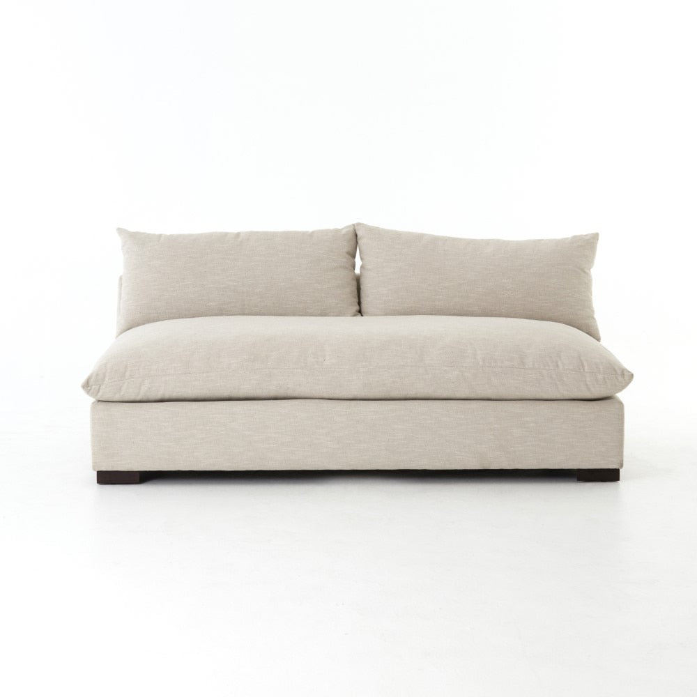 Four Hands - Grant Armless Sofa Piece-Ashby Oatmeal - UATR-010-241P-1 veiw 4