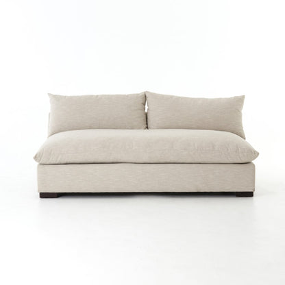 Four Hands - Grant Armless Sofa Piece-Ashby Oatmeal - UATR-010-241P-1 veiw 4