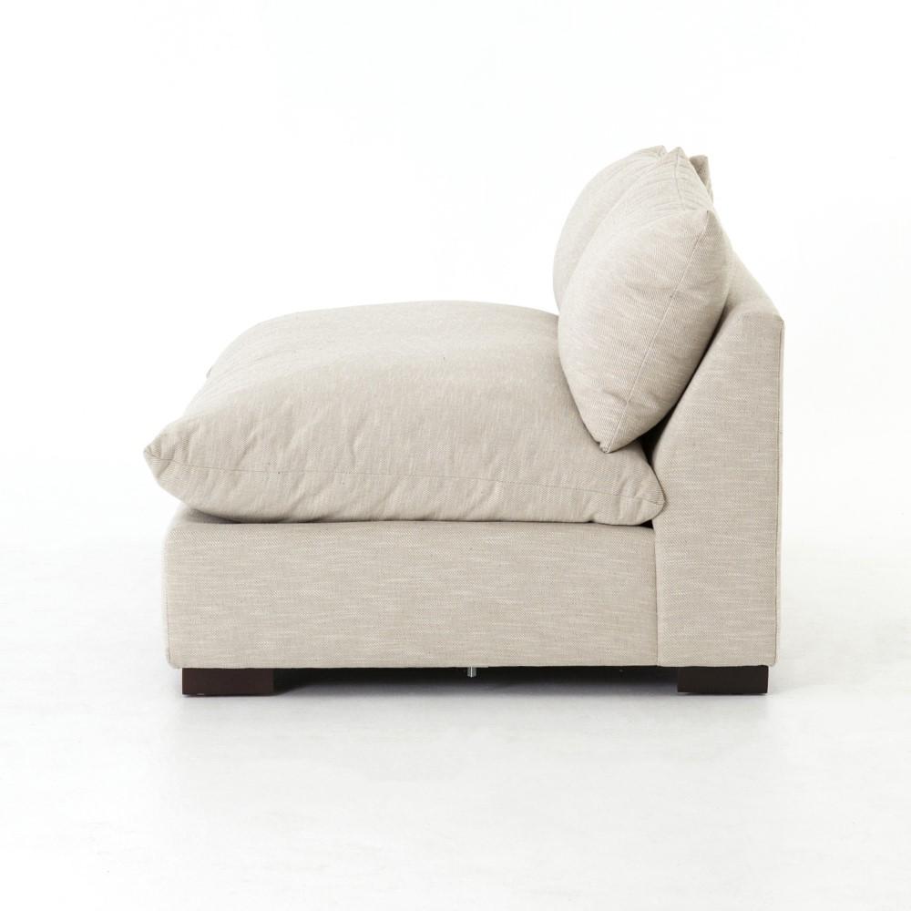 Four Hands - Grant Armless Sofa Piece-Ashby Oatmeal - UATR-010-241P-1 veiw 5