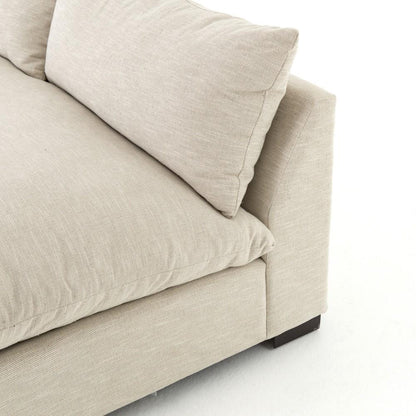 Four Hands - Grant Armless Sofa Piece-Ashby Oatmeal - UATR-010-241P-1 veiw 8