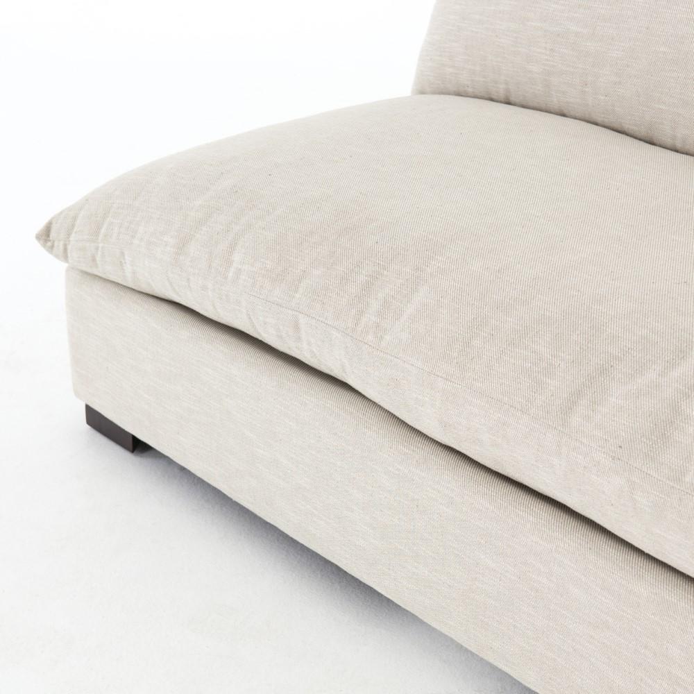 Four Hands - Grant Armless Sofa Piece-Ashby Oatmeal - UATR-010-241P-1 veiw 10