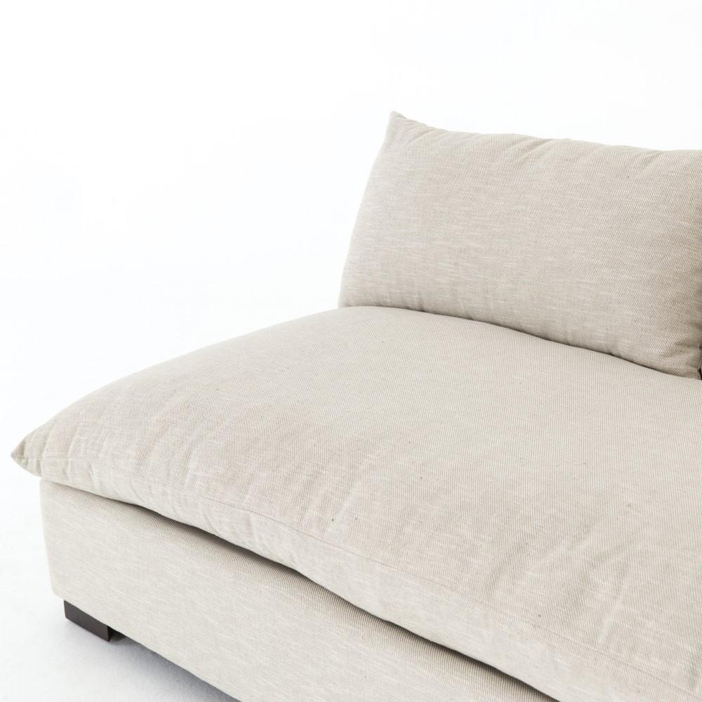 Four Hands - Grant Armless Sofa Piece-Ashby Oatmeal - UATR-010-241P-1 veiw 11