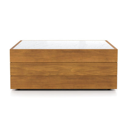 Four Hands - Grant Outdoor Coffee Table - White Marble - 229236-003 view 1