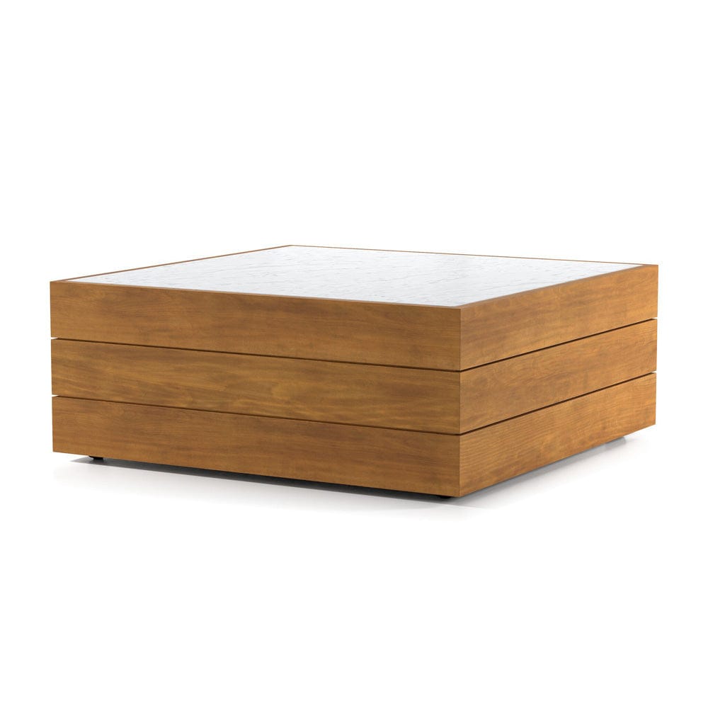 Four Hands - Grant Outdoor Coffee Table - White Marble - 229236-003 view 2