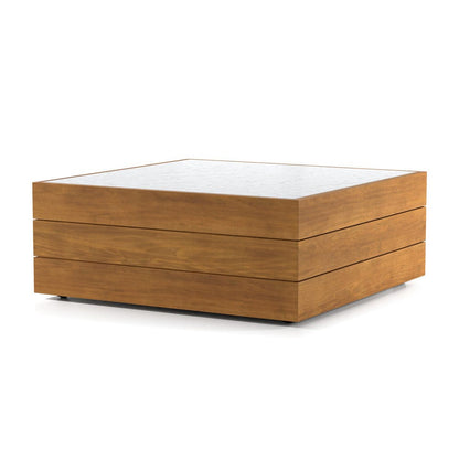 Four Hands - Grant Outdoor Coffee Table - White Marble - 229236-003 view 2